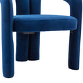 Coolmore Contemporary Designed Velvet Fabric Upholstered Accent Dining Chair Barrel Side Chairs Kitchen Armchair For Living Room Set Of 2 Navy Velvet Navy Foam Velvet