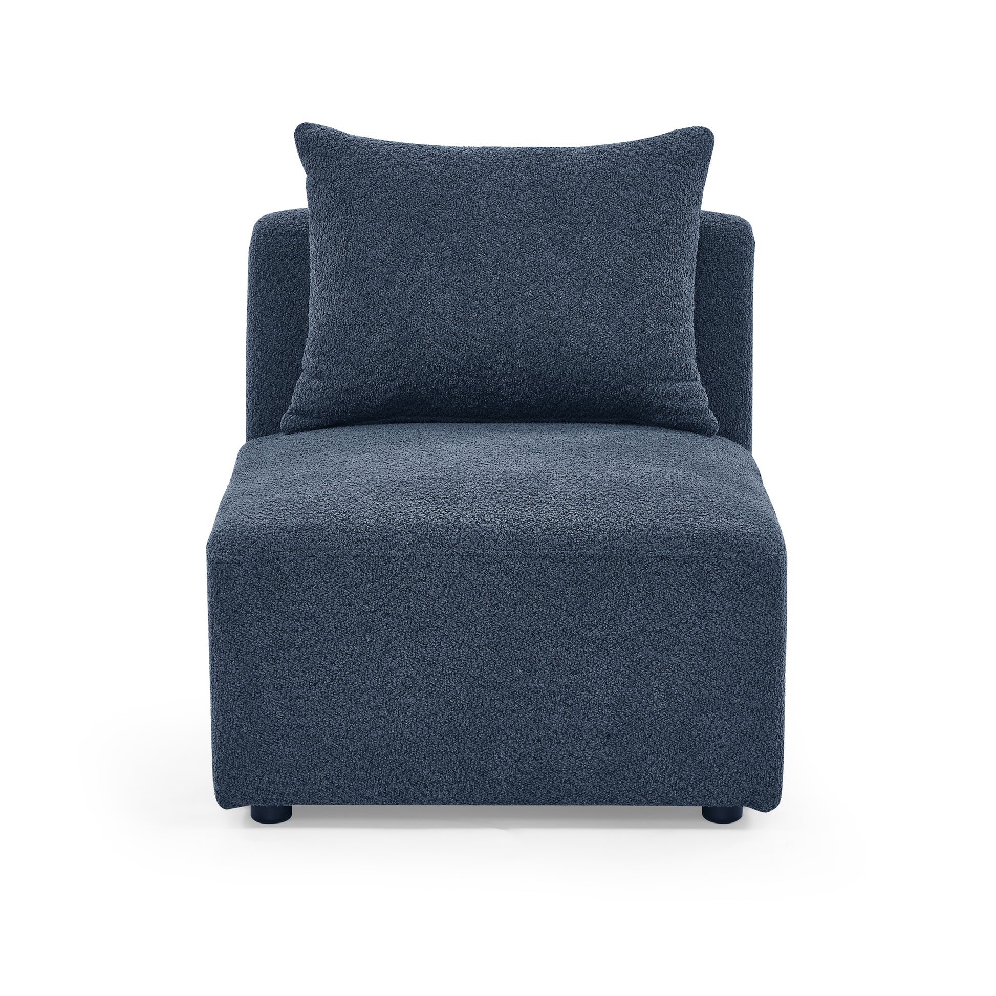 Single Chair For Modular Sofa Navy Foam
