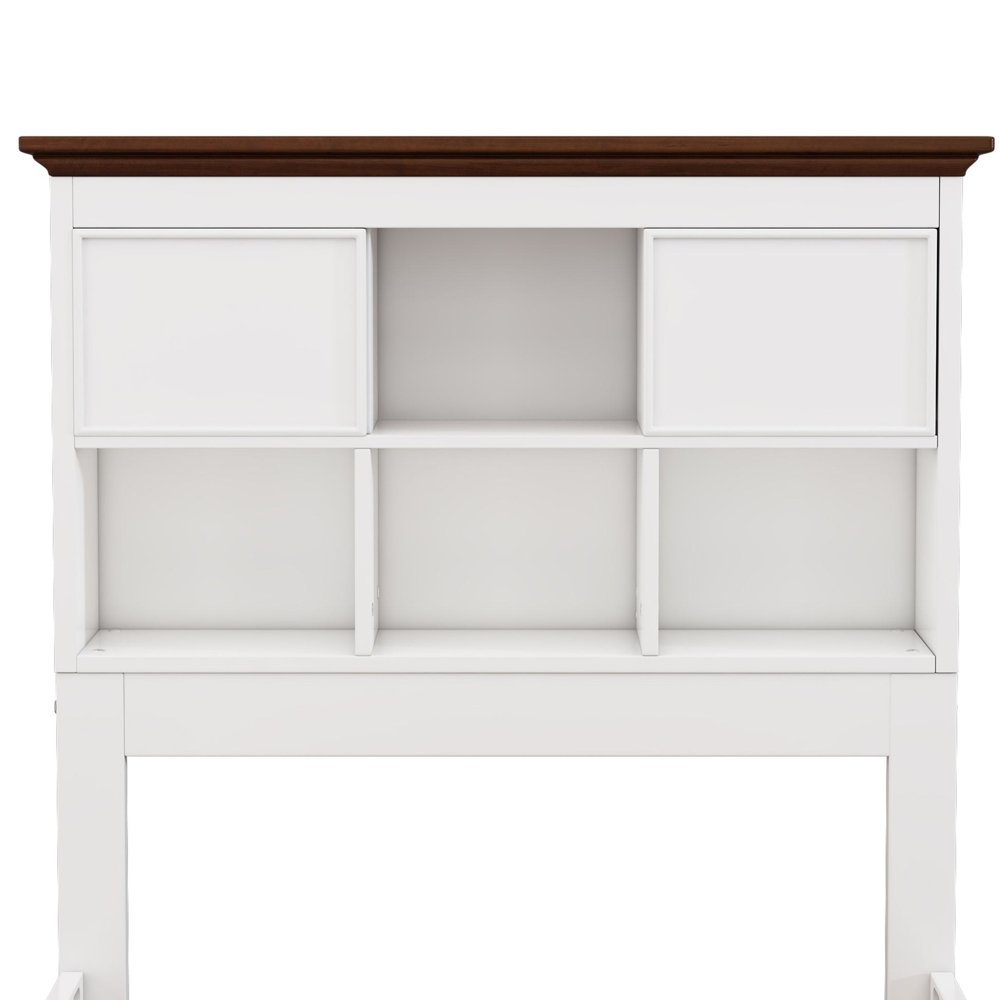 3 Pieces Wooden Captain Bedroom Set Twin Bed With Trundle, Nightstand And Dresser, White Walnut White Walnut Wood