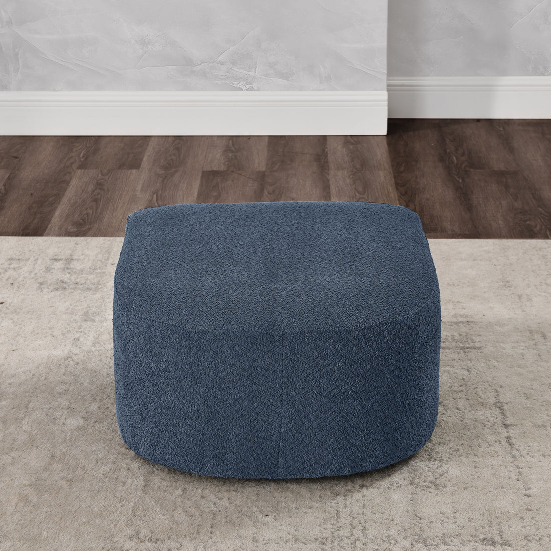 Ottoman For Modular Sofa Navy Foam