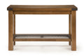 Hailee Sofa Table Oak Solid Wood Mdf
