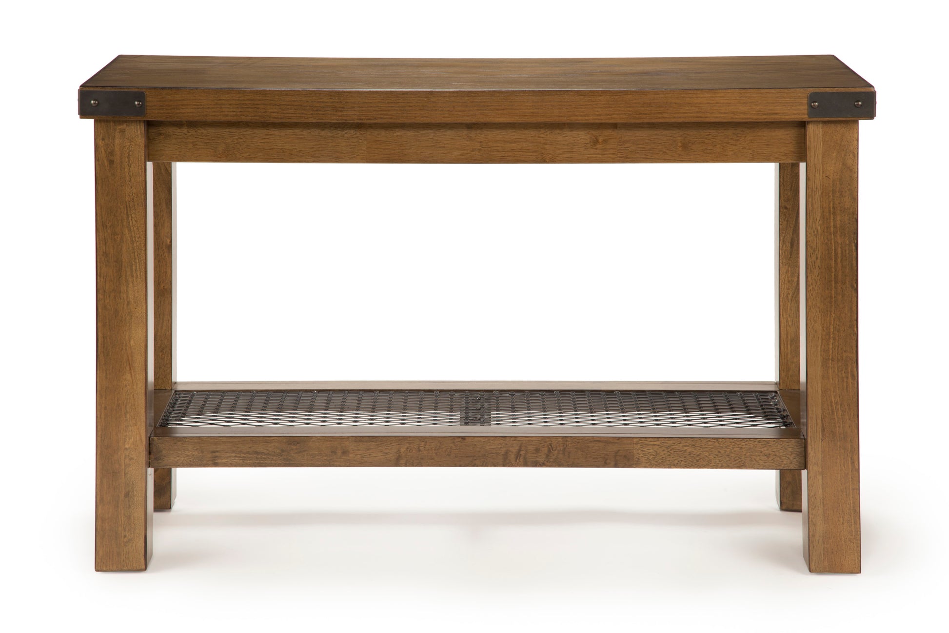 Hailee Sofa Table Oak Solid Wood Mdf