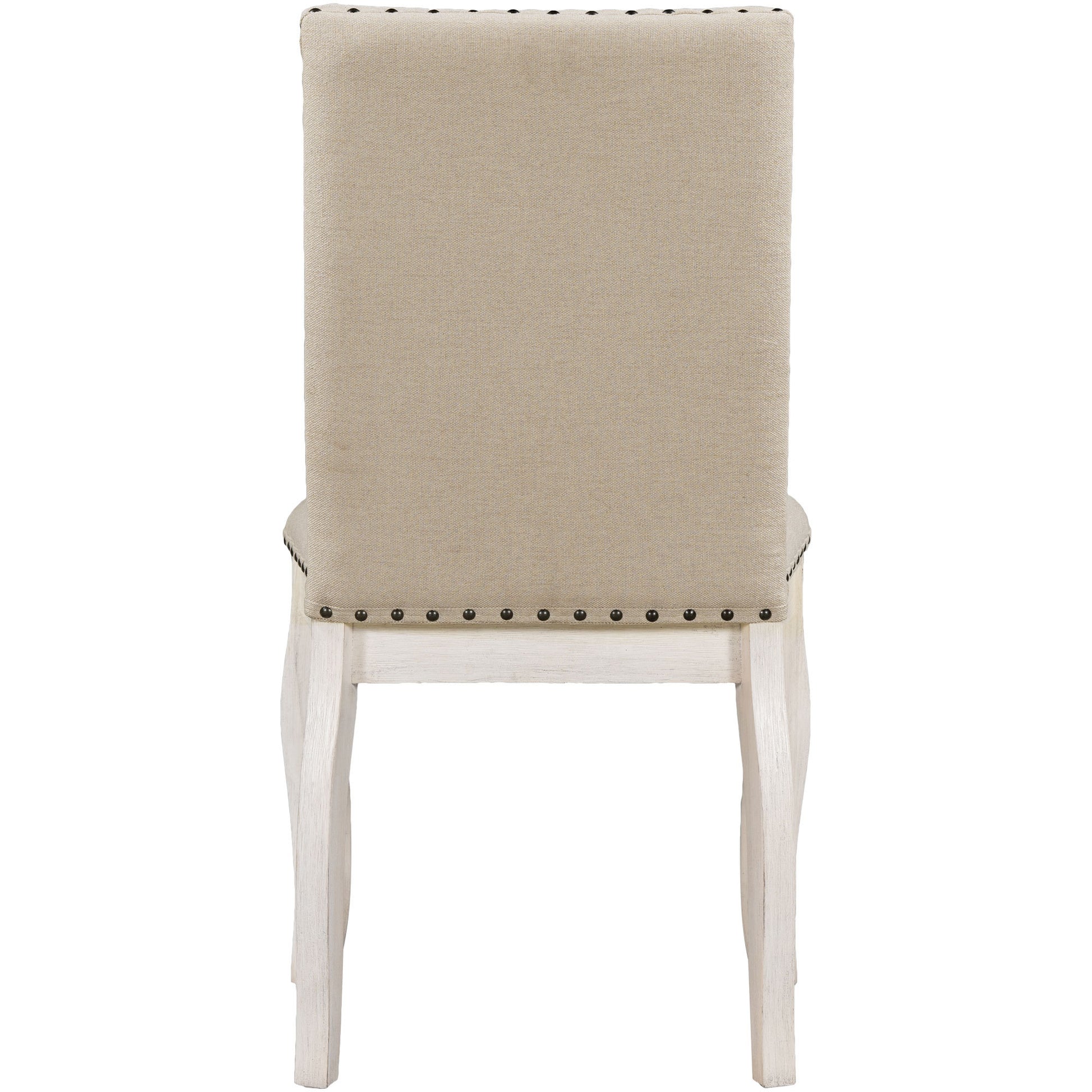 5 Piece Farmhouse Dining Table Set Wood Round Extendable Dining Table And 4 Upholstered Dining Chairs Oak Natural Wood Antique White Oak Natural Wood Antique White Solid Wood