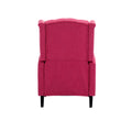 Coolmore Modern Comfortable Upholstered Leisurechair Recliner Chair For Living Room Rose Red Primary Living Space Rubberwood Foam Linen