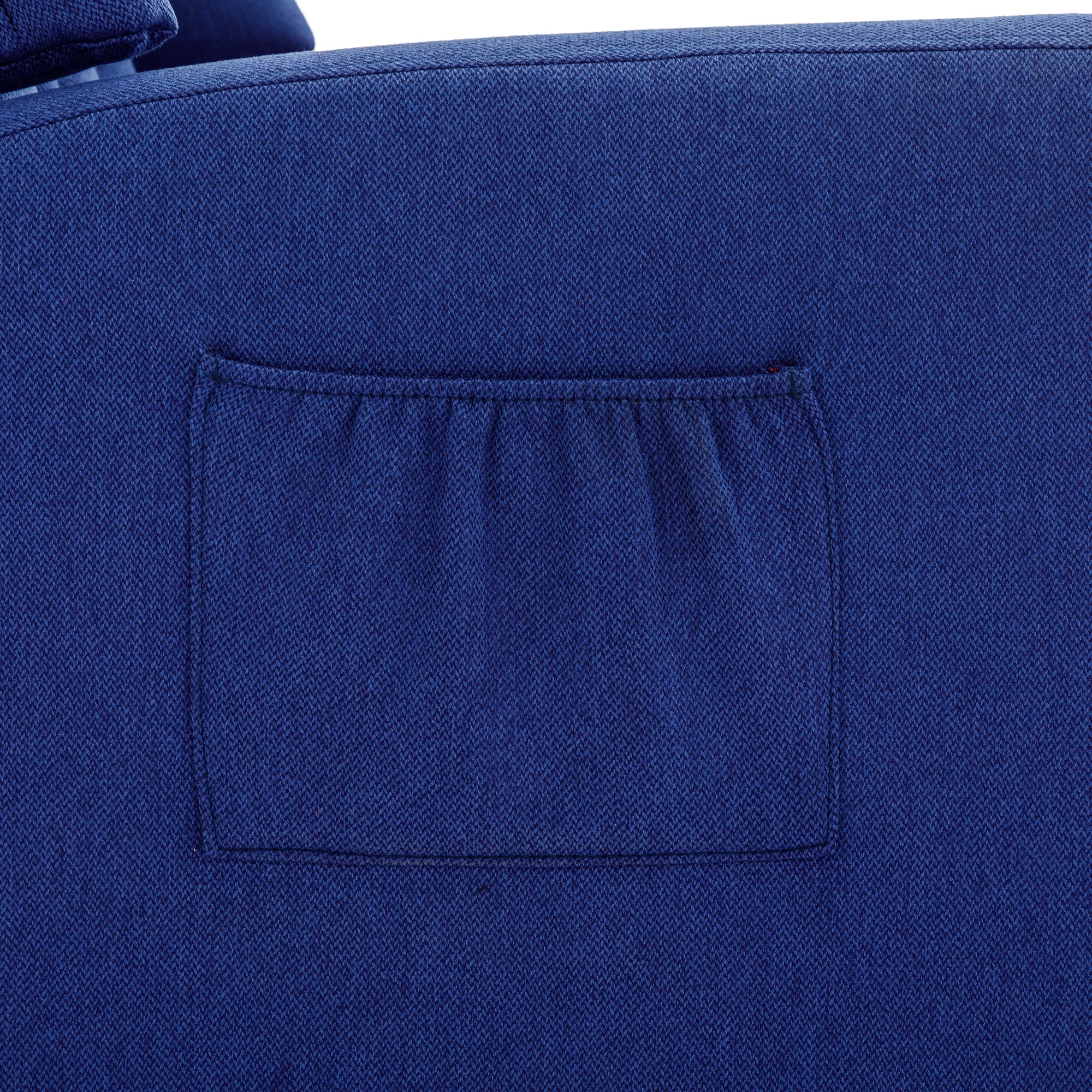 Coolmore Modern Comfortable Upholstered Leisurechair Recliner Chair For Living Room Navy Primary Living Space Rubberwood Foam Linen