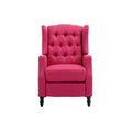 Coolmore Modern Comfortable Upholstered Leisurechair Recliner Chair For Living Room Rose Red Primary Living Space Rubberwood Foam Linen