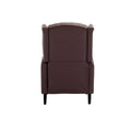 Coolmore Modern Comfortable Upholstered Leisurechair Recliner Chair For Living Room Brown Primary Living Space Rubberwood Foam Pu Leather