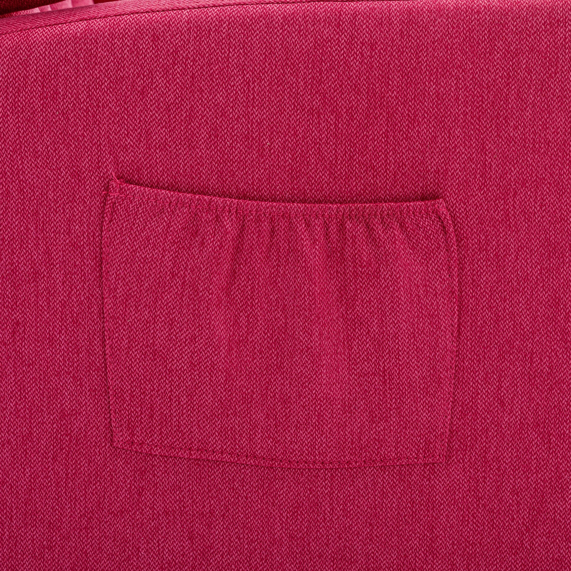 Coolmore Modern Comfortable Upholstered Leisurechair Recliner Chair For Living Room Rose Red Primary Living Space Rubberwood Foam Linen