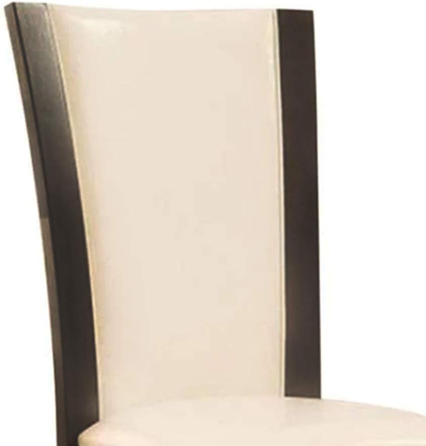 Style Comfort Contemporary 2Pcs Counter Height Chairs Gray And Whitecushion Seat Kitchen Dining Room Furniture White Gray Gray Dining Room Contemporary,Modern Dining Chairs Solid Back Solid Wood