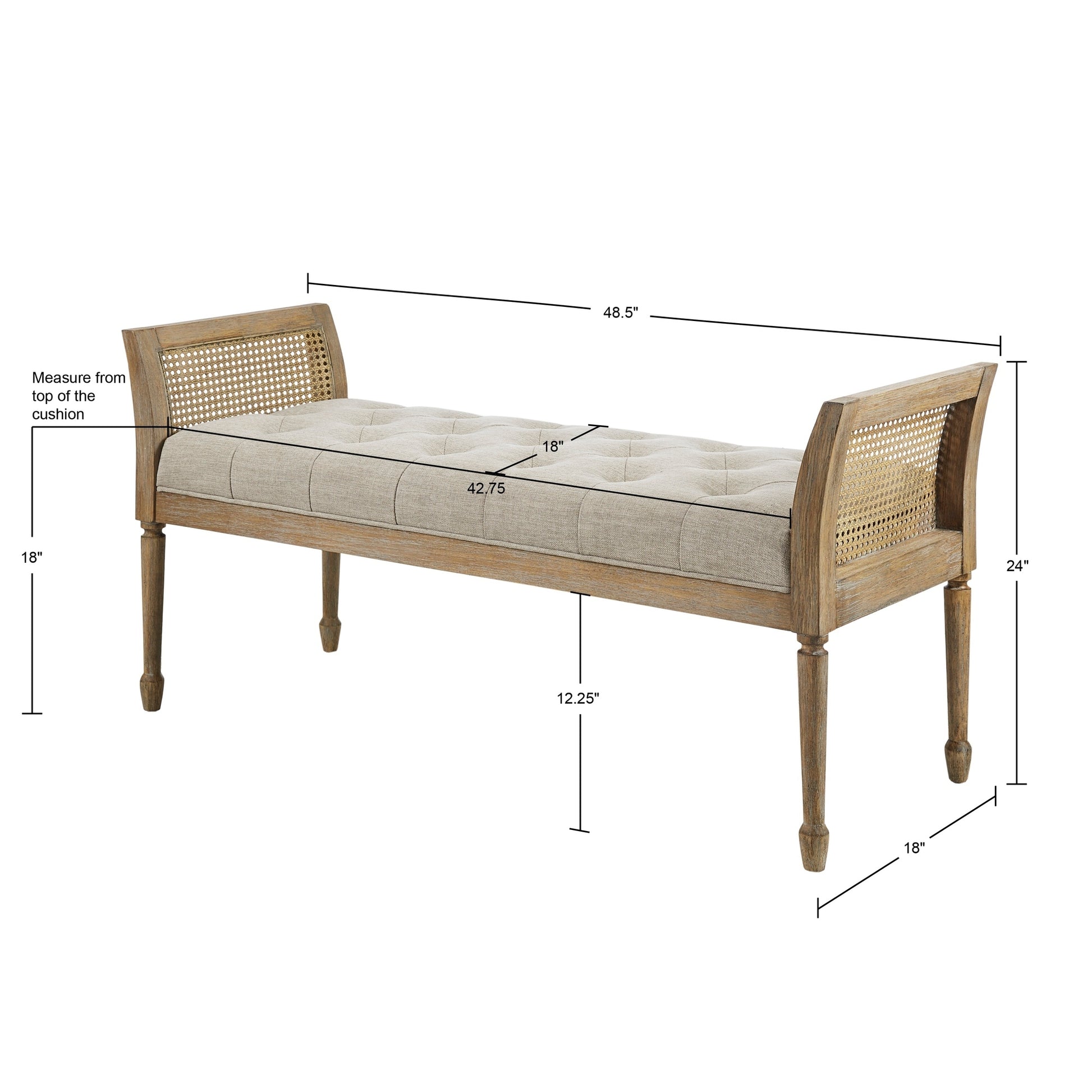 Accent Bench Natural Polyester