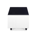 Modern Smart Coffee Table With Built In Fridge, Outlet Protection,Wireless Charging, Mechanical Temperature Control, Power Socket, Usb Interface And Ice Water Interface, White White Built In Outlets Or Usb Primary Living Space Luxury,Modern Freestanding