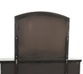 Mirror In Antique Cherry Dark Brown Wood