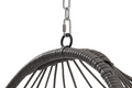 Outdoor Garden Rattan Egg Swing Chair Hanging Chair Wood Yes Complete Patio Set Khaki Yellow Uv Resistant Frame Water Resistant Cushion Garden & Outdoor American Design Complete Patio Sets
