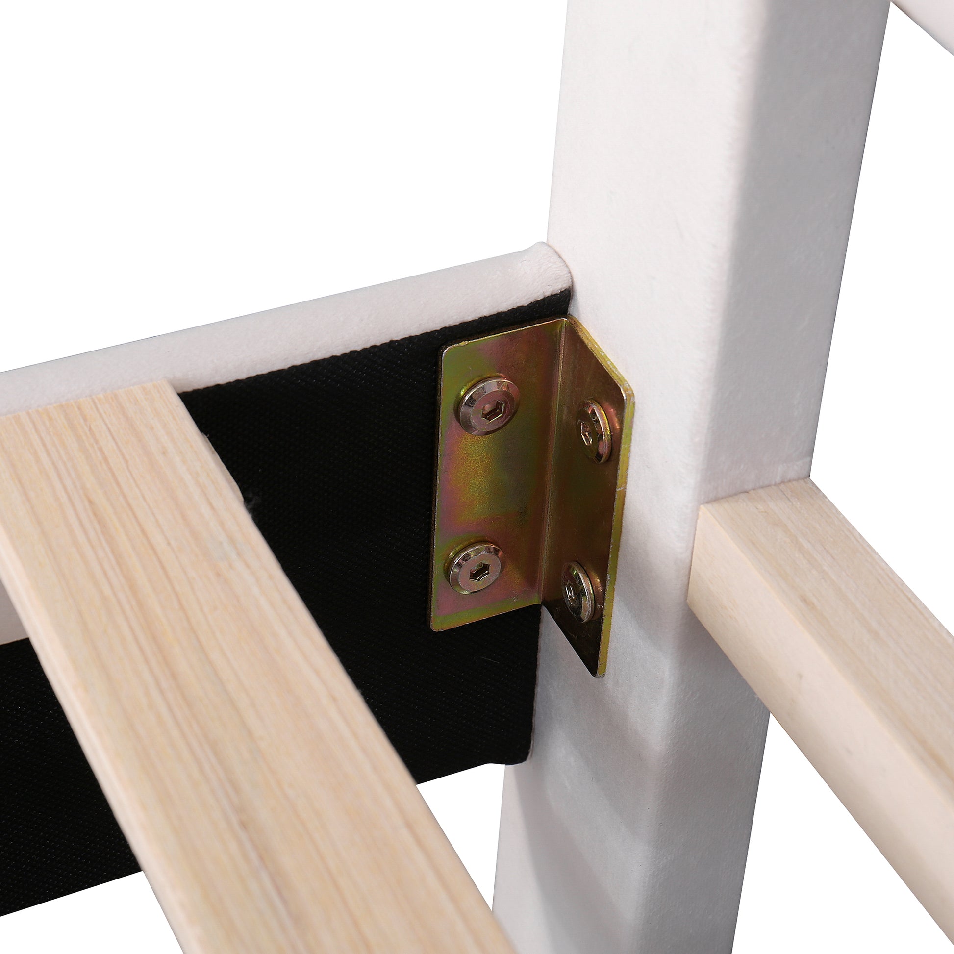 Full Size Upholstered Platform Bed With Flower Pattern Velvet Headboard, Beige Beige Velvet