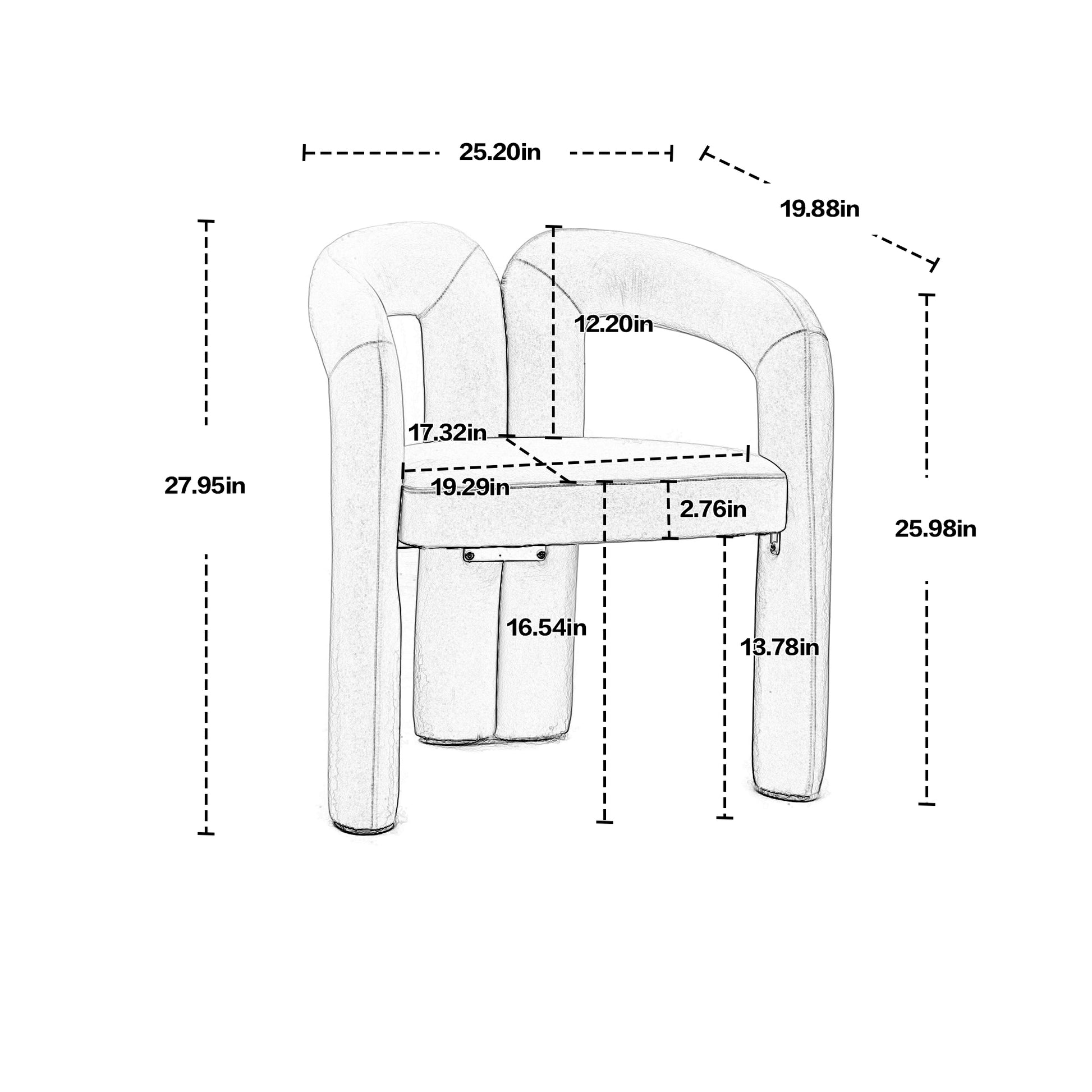 Coolmore Contemporary Designed Velvet Fabric Upholstered Accent Dining Chair Barrel Side Chairs Kitchen Armchair For Living Room Set Of 2 Gray Velvet Gray Foam Velvet