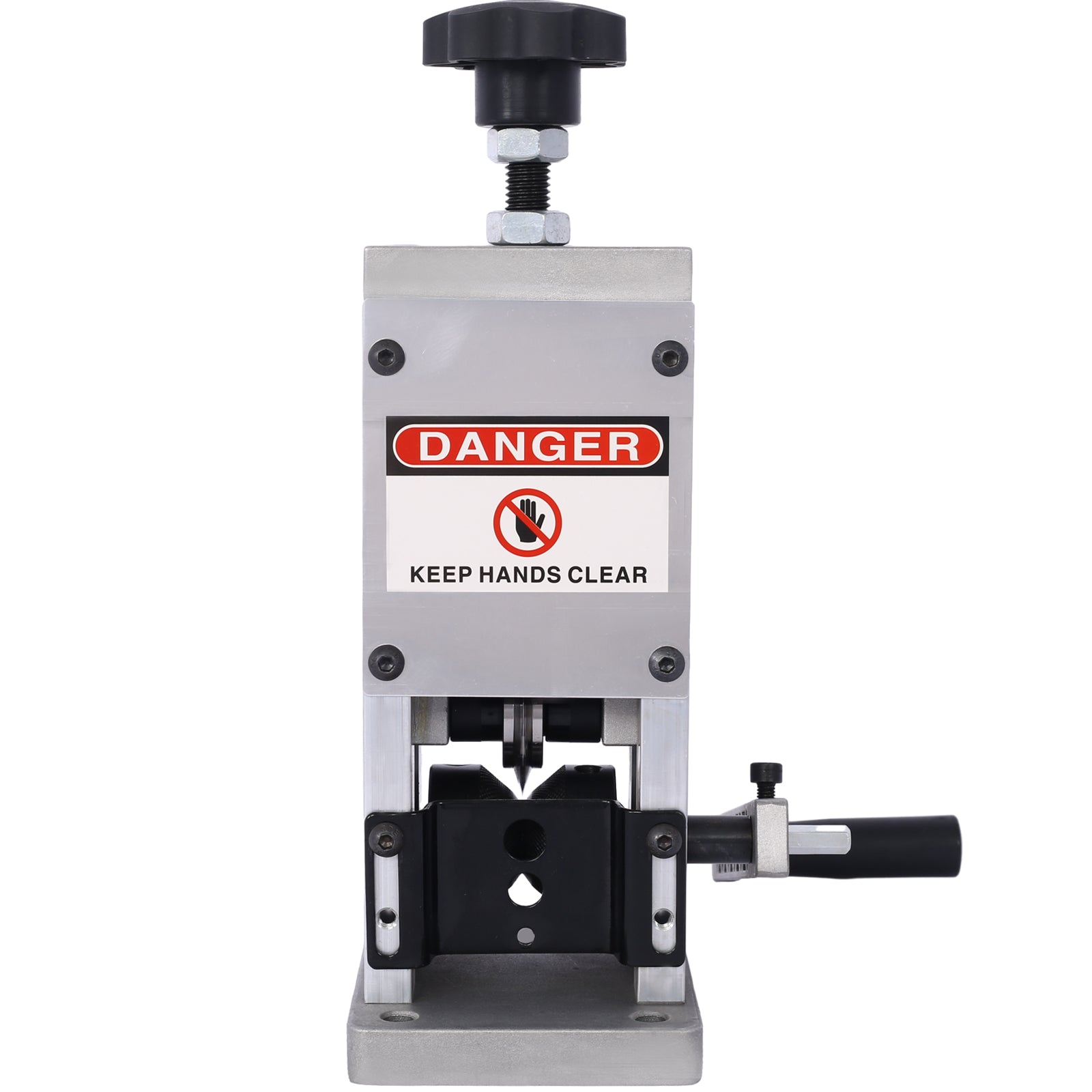 Manual Scrap Wire Stripping Machine, Drill Powered Copper Wire Peeler Machine, Scrap Cable Stripper For Wire Recycling, Compact & Portable Aluminum Alloy Construction, 0.06 0.98 Inch Silver Aluminium