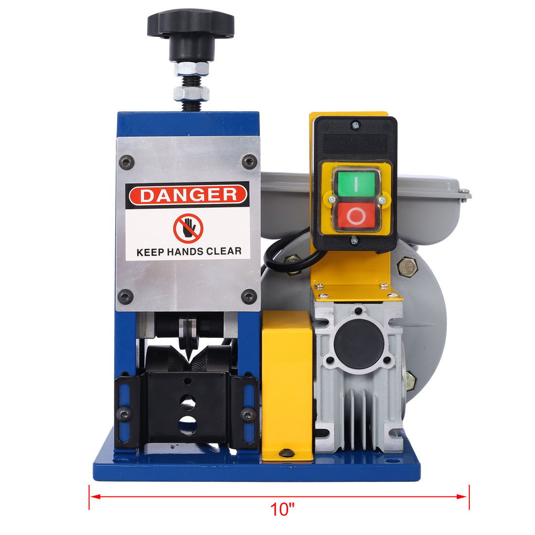 Automatic Wire Stripping Machine For 0.06" 1" Copper Wires, Motorized Wire Stripper Tool For 7 0 15 Awg Scrap Electrical Wire Recycling, Electrical Tool For Diy Cable Copper Wire Stripping Silver Aluminium