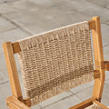Mauricio Honey Wood Dining Chair Set Of 2 Light Brown Wood Acacia Wood