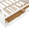 Multi Functional Daybed With Drawers And Trundle, White Box Spring Not Required Twin White Wood Daybeds Pine
