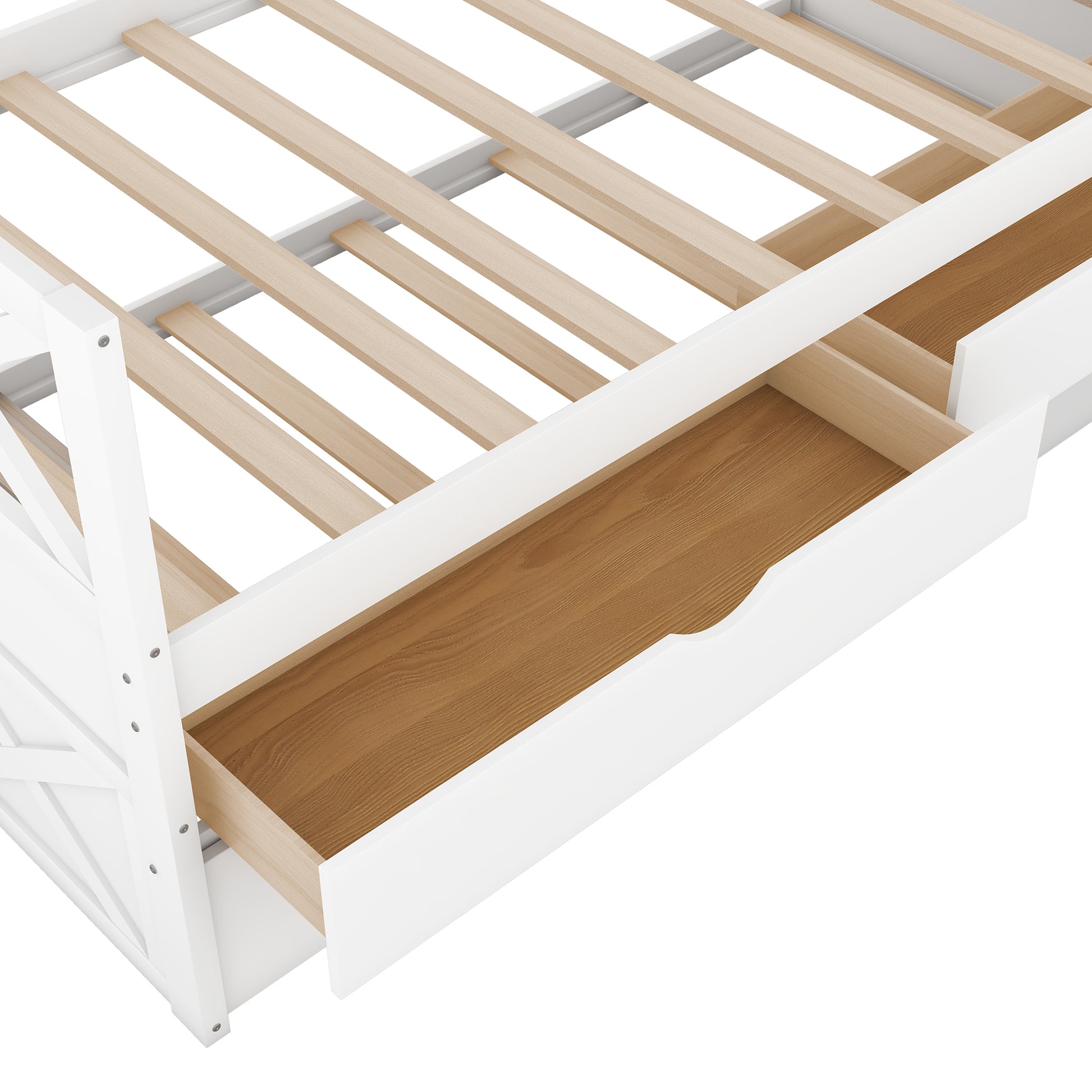Multi Functional Daybed With Drawers And Trundle, White Box Spring Not Required Twin White Wood Daybeds Pine