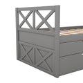 Multi Functional Daybed With Drawers And Trundle, Gray Box Spring Not Required Twin Gray Wood Pine Daybeds Pine