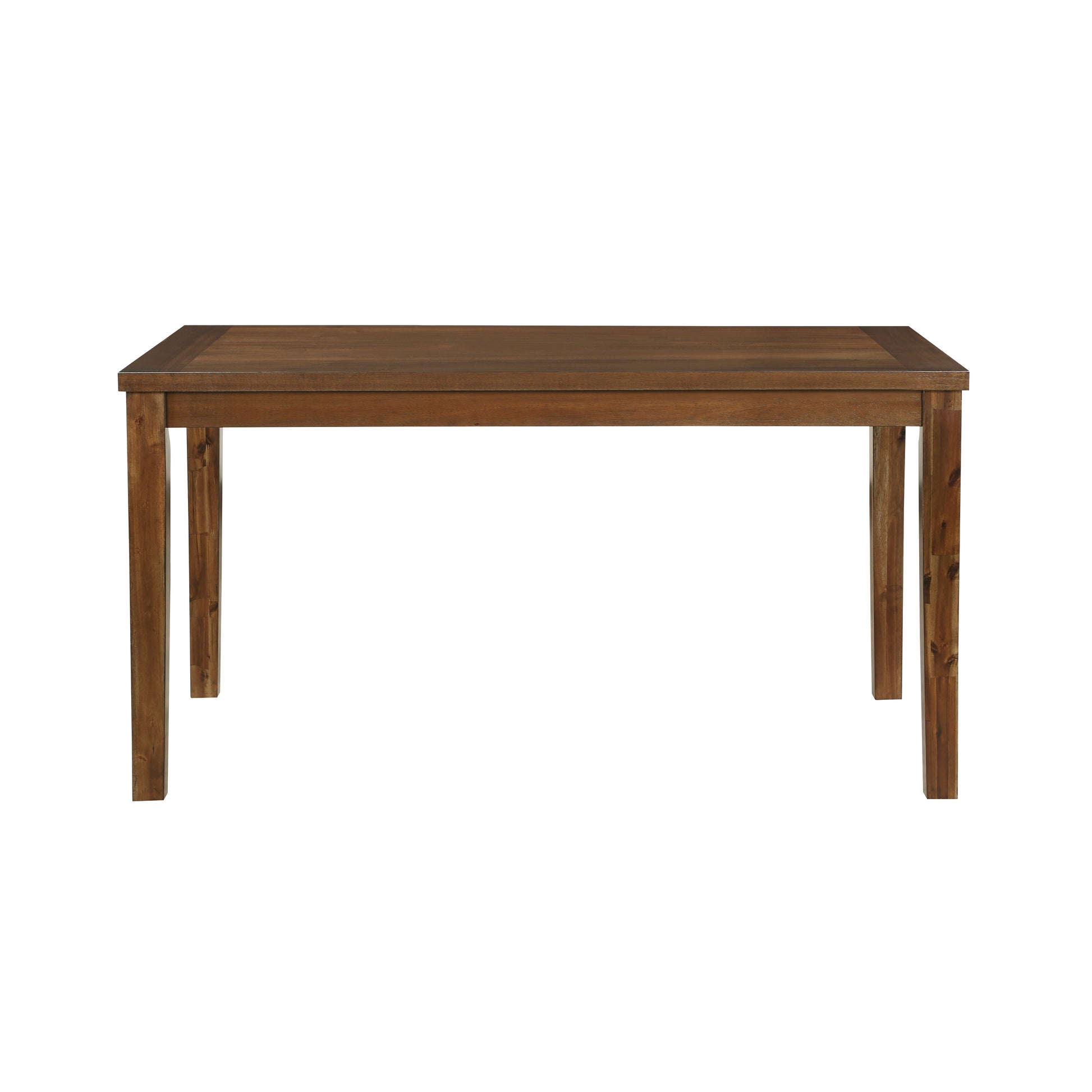 Transitional Styling 7 Piece Pack Dinette Set Cherry Finish Dining Table And 6X Side Chairs Textured Fabric Upholstered Seat Wooden Classic Look Furniture Cherry Wood