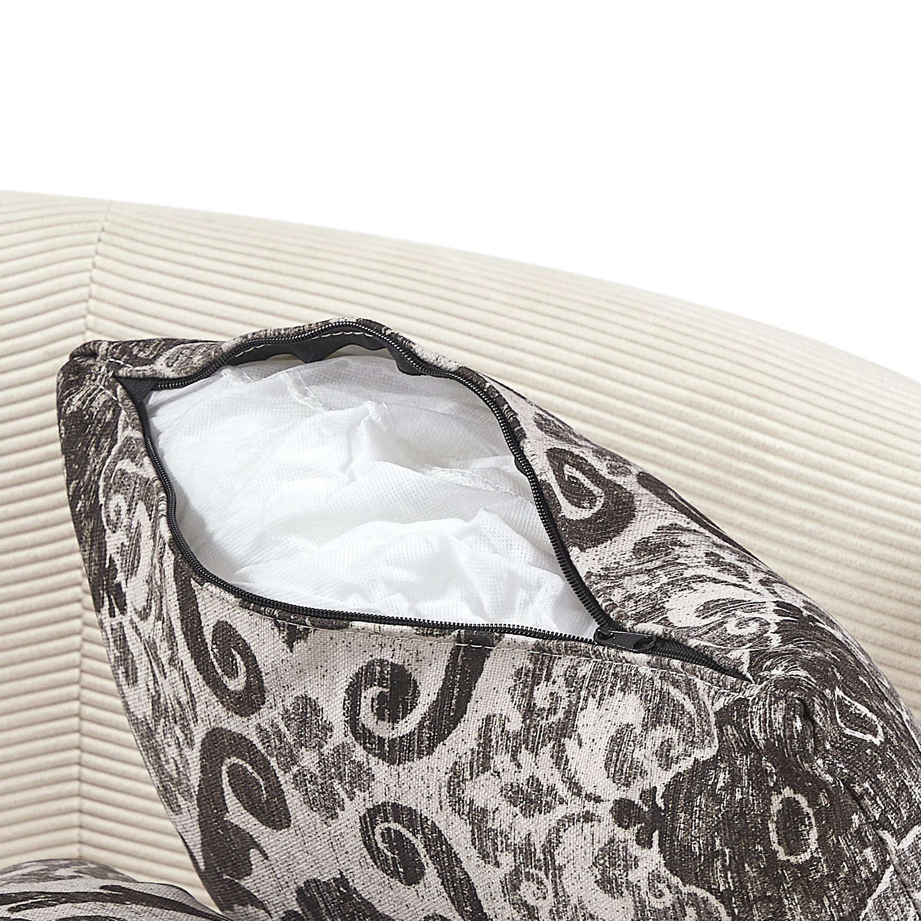 Swivel Accent Barrel Chair With 5 Movable Pillow 360 Degree Swivel Round Sofa Chair For Living Room,Bedroom, Hotel, Beige Beige Foam Corduroy