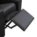Kids Recliner Chair Black Pvc Black Pvc