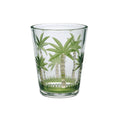 Palm Tree Design Acrylic Glasses Drinking Set Of 4 Dof 15Oz , Plastic Drinking Glasses, Bpa Free Cocktail Glasses, Drinkware Set, Plastic Water Tumblers Clear Acrylic