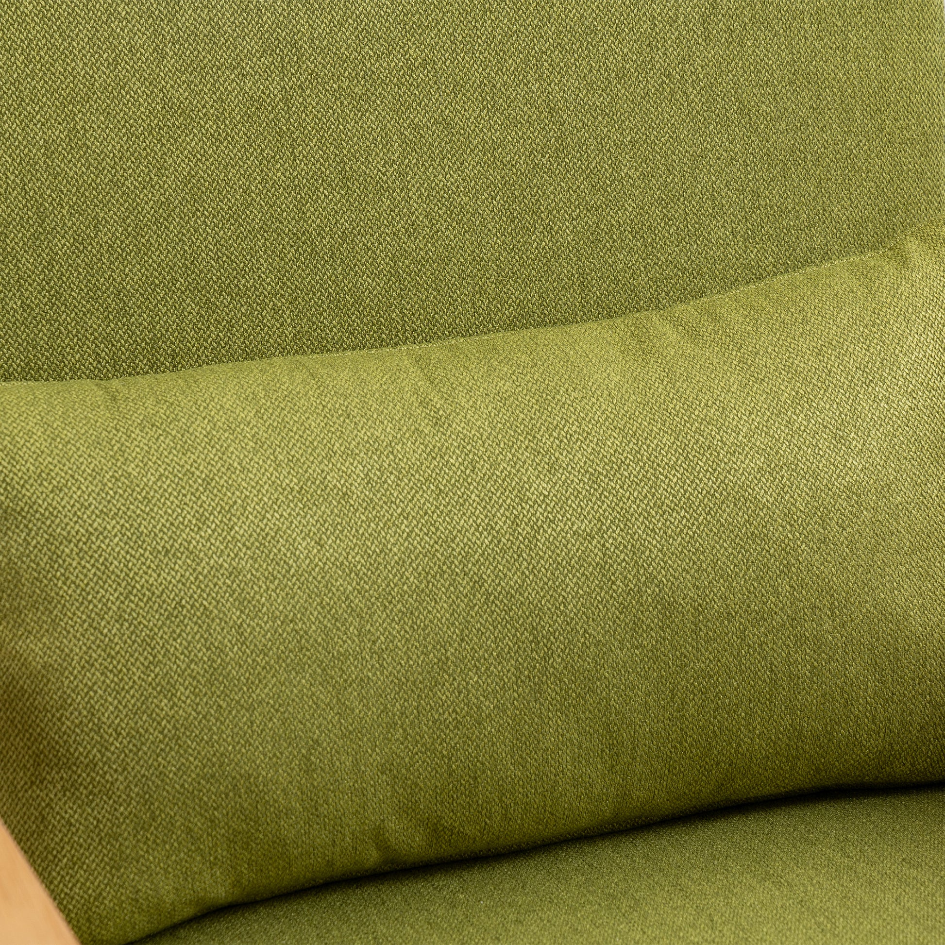 Coolmore 360 Degree Swivel Barrel Club Chair With One Pillow,Modern Comfortable Upholstered Accent Chair,Linen Accent Chair For Living Room,Bedroom Green Linen Green Primary Living Space Modern Foam Linen