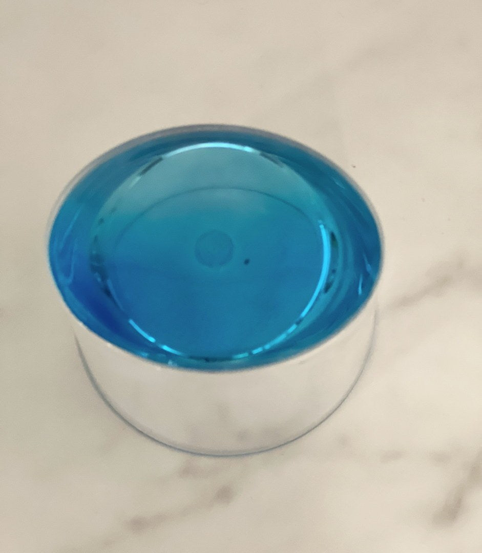 Oval Halo Acrylic Glasses Drinking Set Of 4 Dof 12Oz , Plastic Drinking Glasses, Bpa Free Cocktail Glasses, Drinkware Set, Plastic Water Tumblers Blue Acrylic