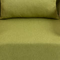 Coolmore 360 Degree Swivel Barrel Club Chair With One Pillow,Modern Comfortable Upholstered Accent Chair,Linen Accent Chair For Living Room,Bedroom Green Linen Green Primary Living Space Modern Foam Linen