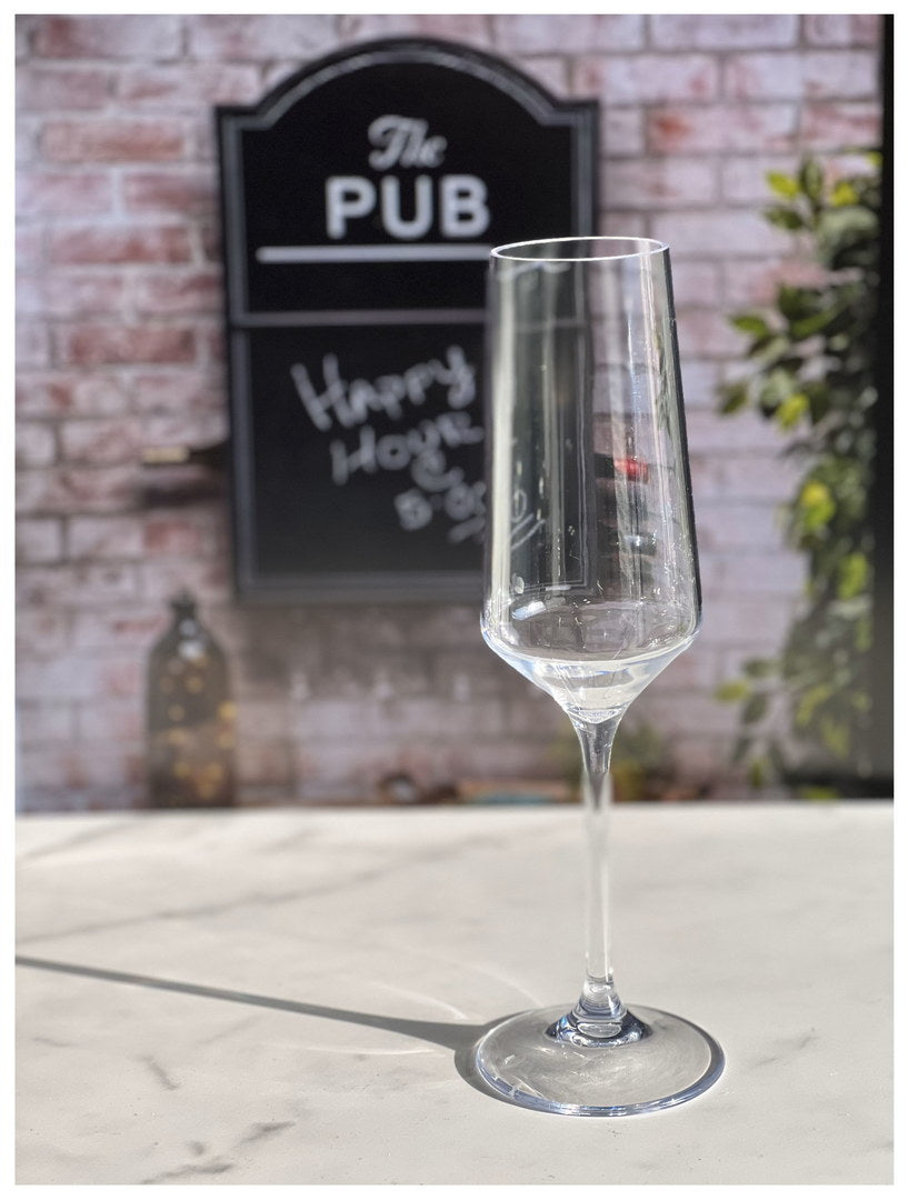 Tritan Lexington Plastic Champagne Flutes Set Of 4 10Oz , Unbreakable Mimosa Glasses Plastic Champagne Glasses, Wedding Champagne Flutes Clear Glass