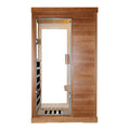 Infrared Sauna Room Single Room Natural Metal & Wood Solid Wood