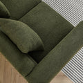 3 Seater 3 Seater Combination Sofa.Green Teddy Green Primary Living Space American Design Foam Fabric