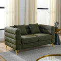 3 Seater 3 Seater Combination Sofa.Green Teddy Green Primary Living Space American Design Foam Fabric