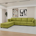 United We Win Modular Sectional Sofa U Shaped Modular Couch With Reversible Chaise Modular Sofa Sectional Couch With Storage Seats Olive Linen