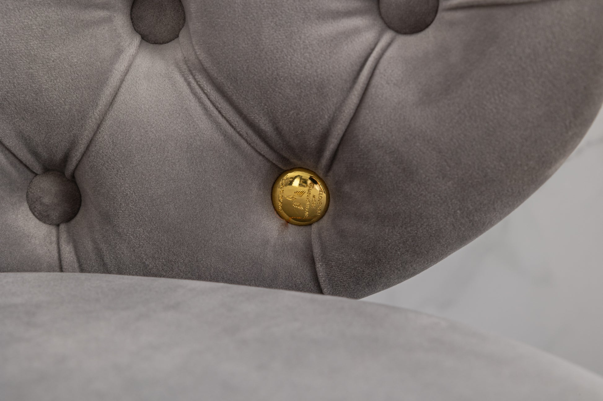 Coolmore Counter Height Bar Stools Set Of 2 For Kitchen Counter Solid Wood Legs With A Fixed Height Of 360 Degrees Gray Velvet