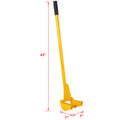 Pallet Buster Tool In Yellow With 43In Long Handle Deck Wrecker Pallet Tool Pry Bar, Deck Board Removal Tool Yellow Steel