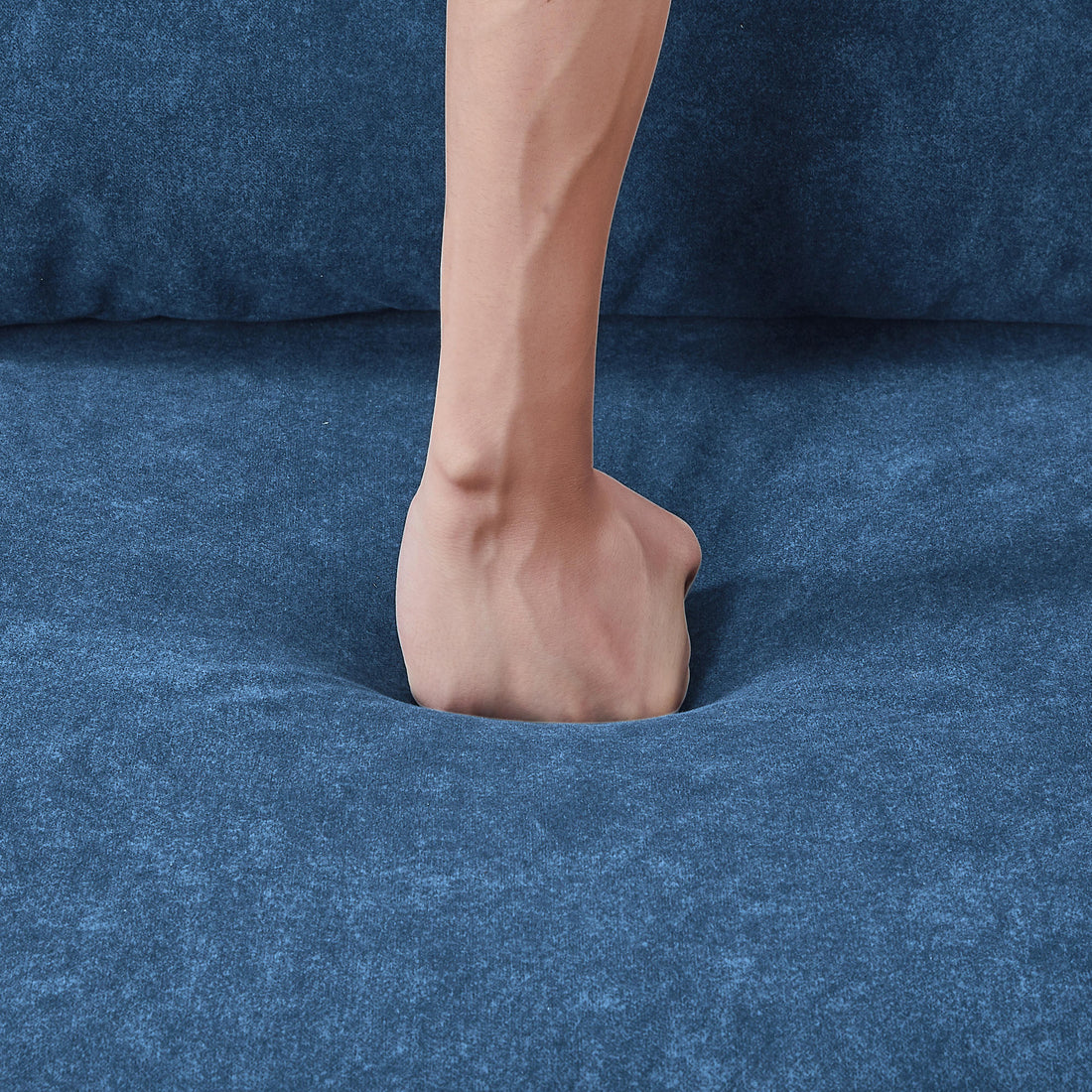 55.1" Pull Out Sleep Sofa Bed Loveseats Sofa Couch With Adjsutable Backrest, Storage Pockets, 2 Soft Pillows, Usb Ports For Living Room, Bedroom, Apartment, Office, Blue Old Sku Wf307821Aac Blue Foam Microfiber