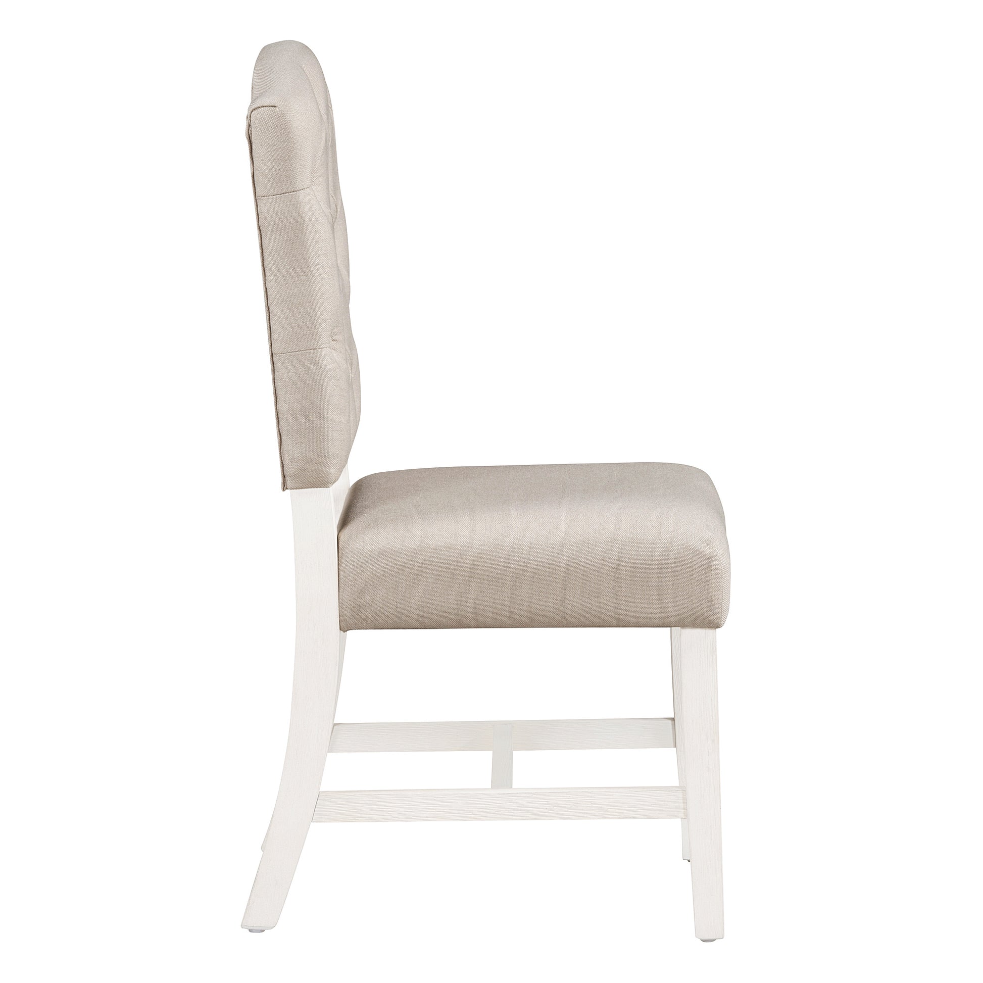 Functional Furniture Retro Style Dining Table Set With Extendable Table And 4 Upholstered Chairs For Dining Room And Living Room Oak Natural Wood Off White Oak Natural Wood Off White Solid Wood