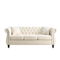 3 Seater 3 Seater Combination Sofa.Beige Velvet W834S00063 Beige Foam Velvet