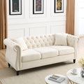 3 Seater 3 Seater Combination Sofa.Beige Velvet W834S00063 Beige Foam Velvet