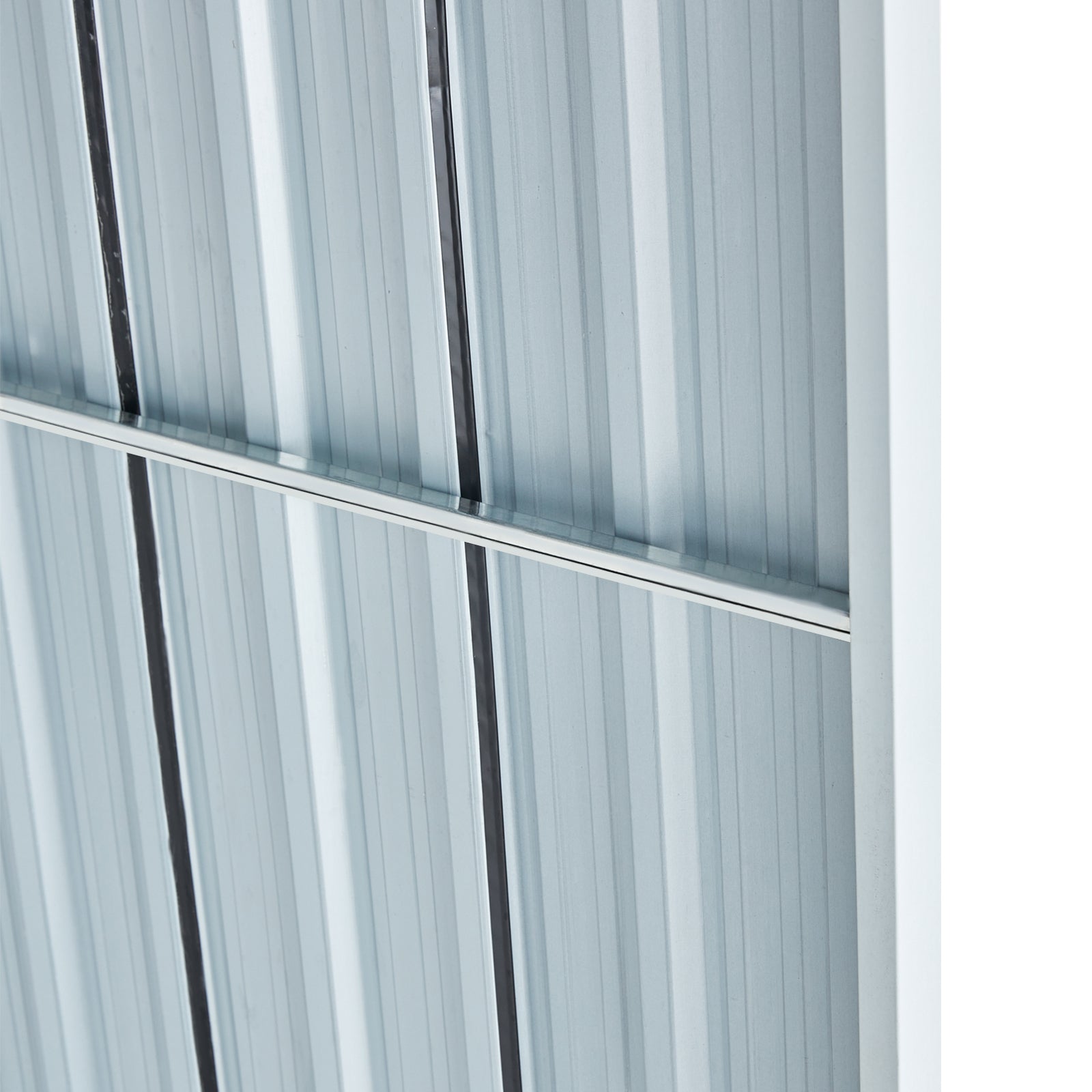 Firewood Rack, Log Holder With Roof, Log Storage, Firewood Stand For Outdoor Backyard Garden Patio Porch, Gray Galvanized Steel 129.9" Dark Gray Steel