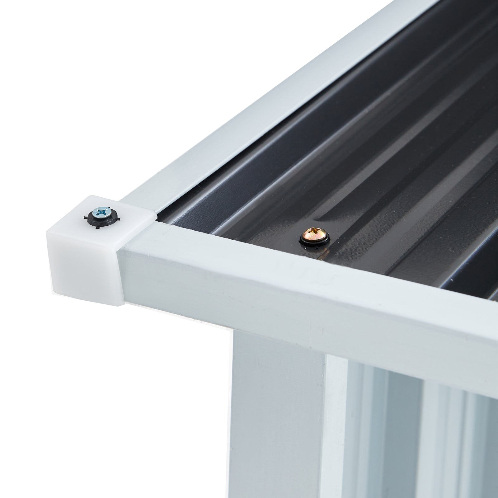 Log Storage Shed, Log Holder With Roof, Log Storage Shed, Firewood Rack For Backyard Garden Patio Porch, Anthracite Galvanized Steel 70.9" Dark Gray Steel