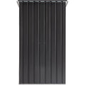 Outdoor Storage Shed, 3 X 3 Ft Metal Steel Garden Shed With Single Lockable Door, Small Shed Outdoor Steel Utility Tool Shed For Backyard Patio Garden Lawn Dark Gray Steel