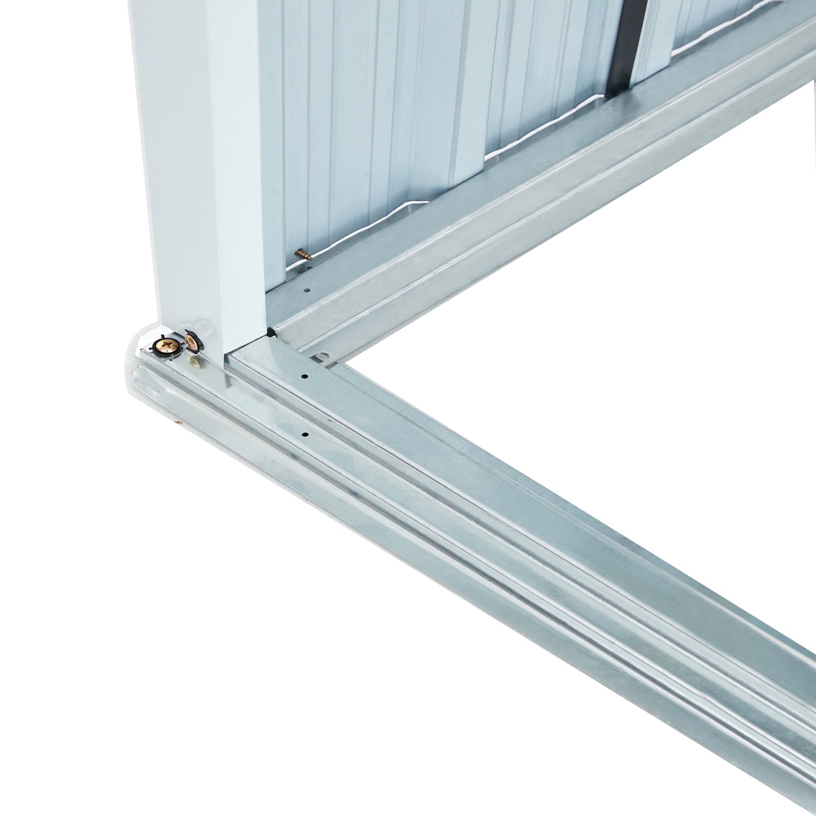 Firewood Rack, Log Holder With Roof, Log Storage, Firewood Stand For Outdoor Backyard Garden Patio Porch, Gray Galvanized Steel 129.9" Dark Gray Steel