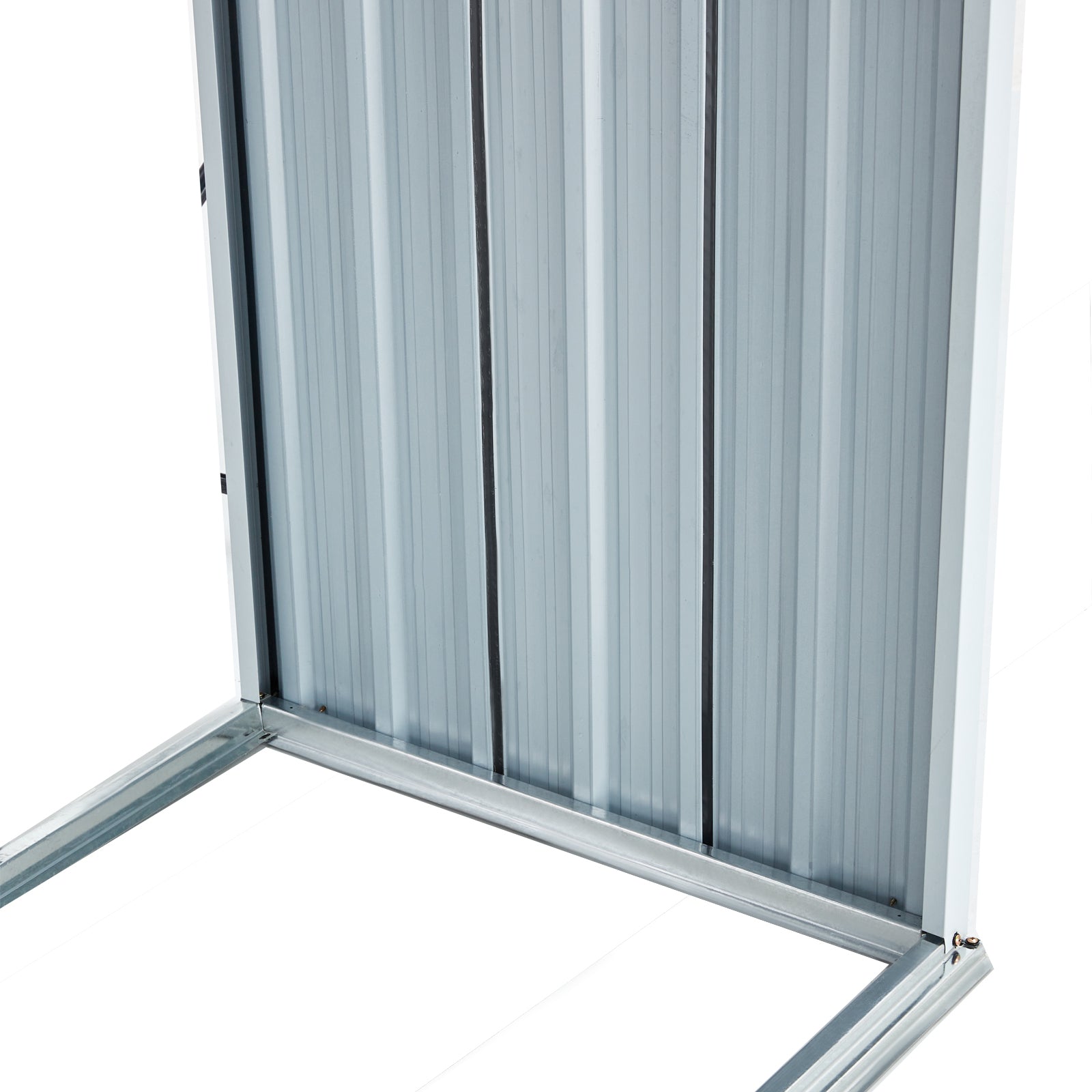 Firewood Rack, Log Holder With Roof, Log Storage, Firewood Stand For Outdoor Backyard Garden Patio Porch, Gray Galvanized Steel 129.9" Dark Gray Steel