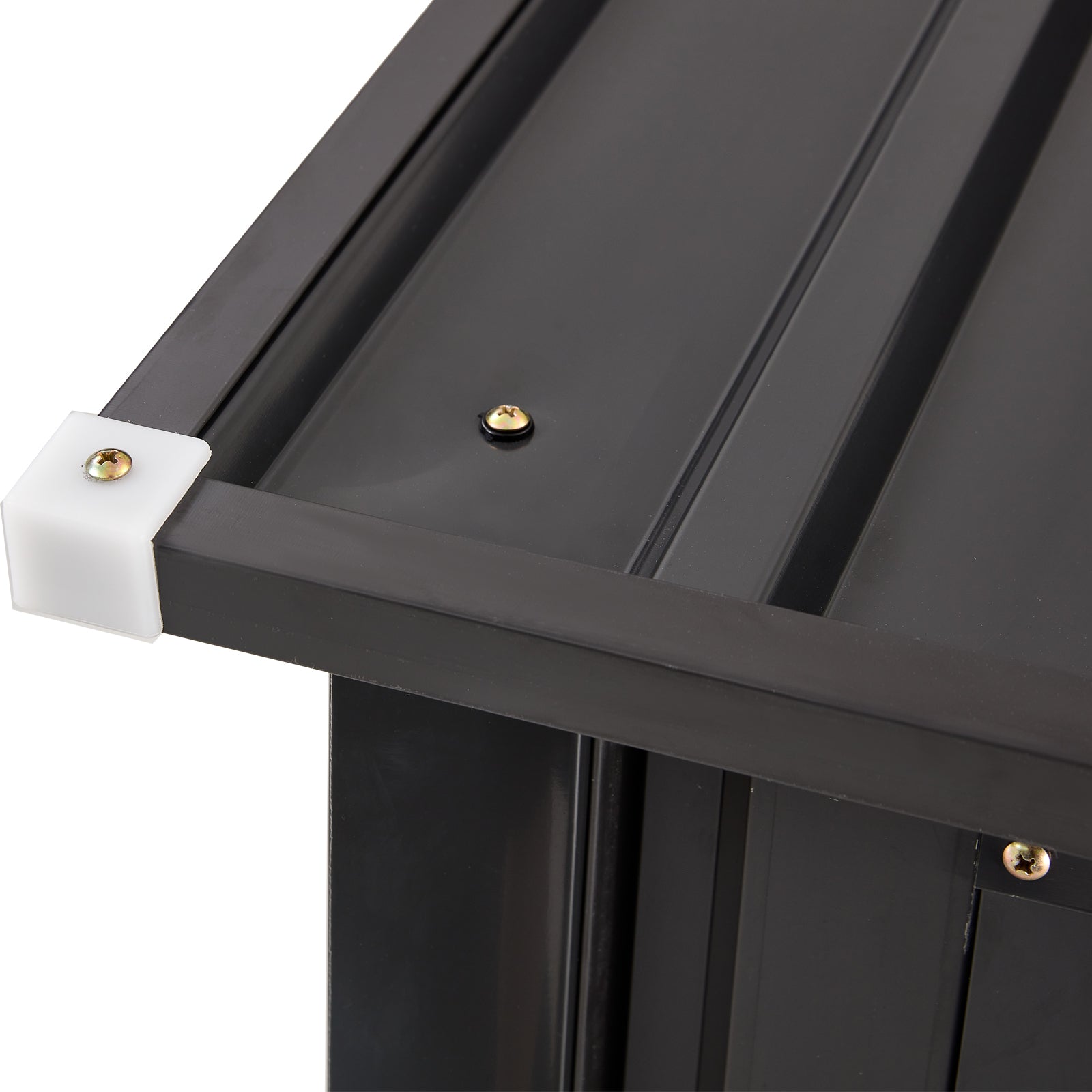 Outdoor Storage Shed, 3 X 3 Ft Metal Steel Garden Shed With Single Lockable Door, Small Shed Outdoor Steel Utility Tool Shed For Backyard Patio Garden Lawn Dark Gray Steel