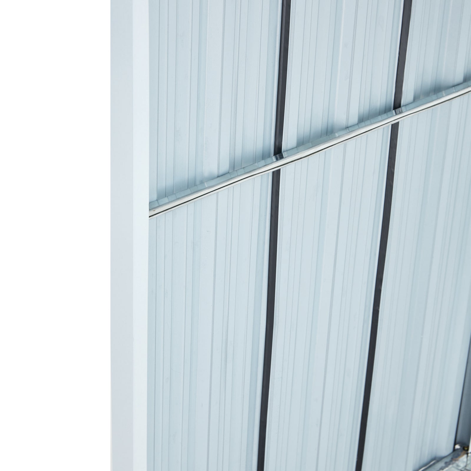 Firewood Rack, Log Holder With Roof, Log Storage, Firewood Stand For Outdoor Backyard Garden Patio Porch, Gray Galvanized Steel 129.9" Dark Gray Steel